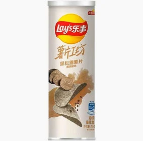 Lay's Canned Potato Chips Black Truffle