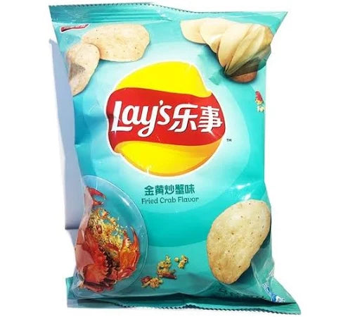 Lays Golden Fried Crab Flavor