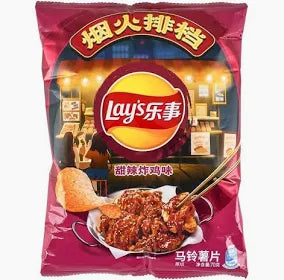 Lay's Sweet and Spicy Fried Chicken Flavor
